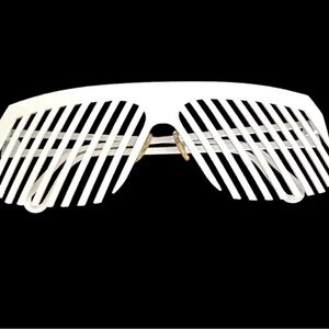 😎Rave in Ksubi Retro Comb Sunglasses limited edition Wide Arms 56mm